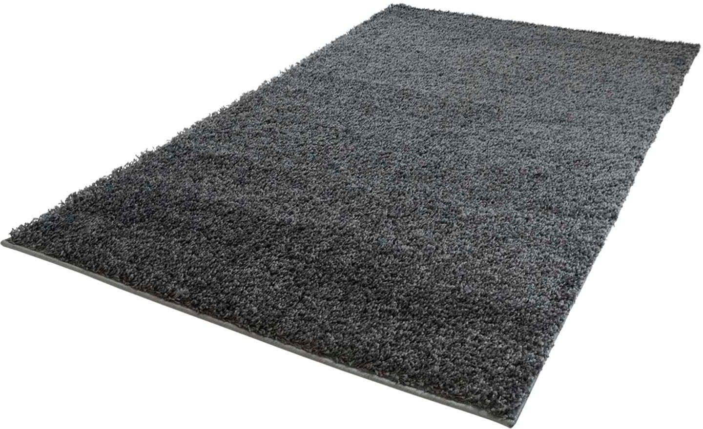 Hoogpolig vloerkleed, Shaggi uni 500, Carpet City, rechthoekig, hoogte 30 mm, machinaal geweven