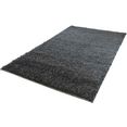 carpet city hoogpolig vloerkleed shaggy uni 500 woonkamer grijs
