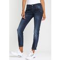 gang relax fit jeans "gerda" elastische denimkwaliteit voor meer draagcomfort blauw