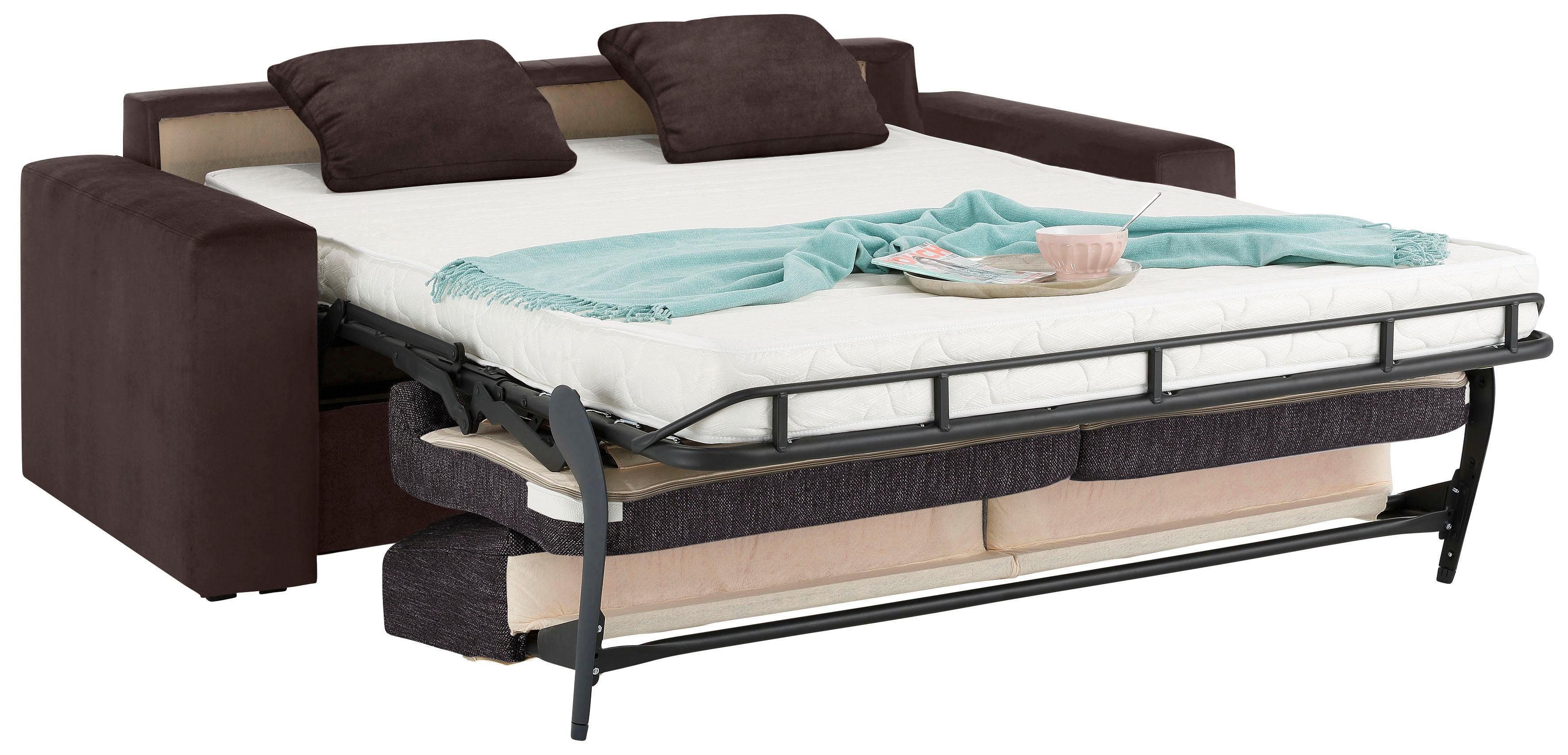 Home affaire Slaapbank Roma matras hoogte 14 cm Bedfunctie, met vering, lattenbodem, matras