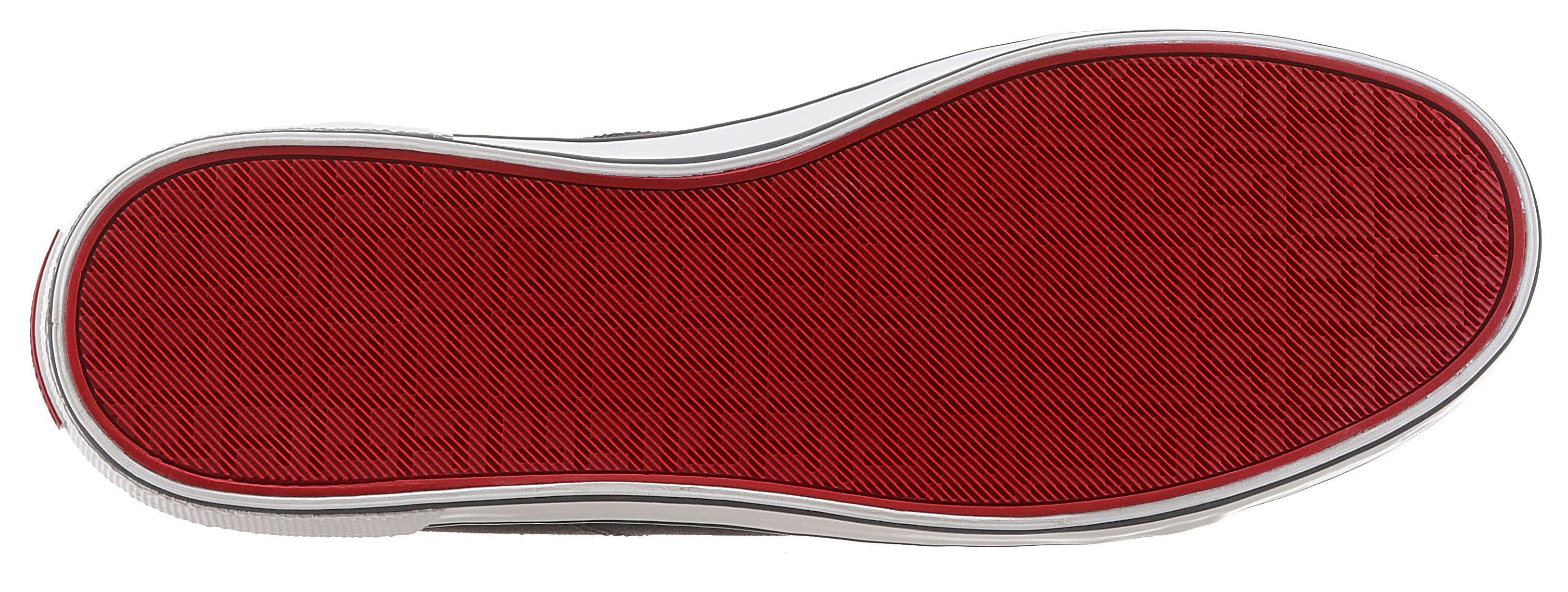 Tommy Hilfiger Sneakers H2285ARLOW 1D met zijlogo-vlag, vrijetijdsschoen, lage schoen, veterschoen