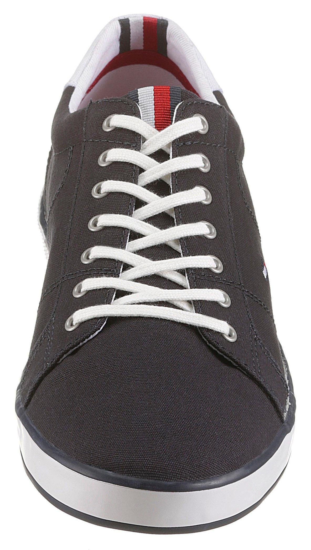 Tommy Hilfiger Sneakers H2285ARLOW 1D met zijlogo-vlag, vrijetijdsschoen, lage schoen, veterschoen