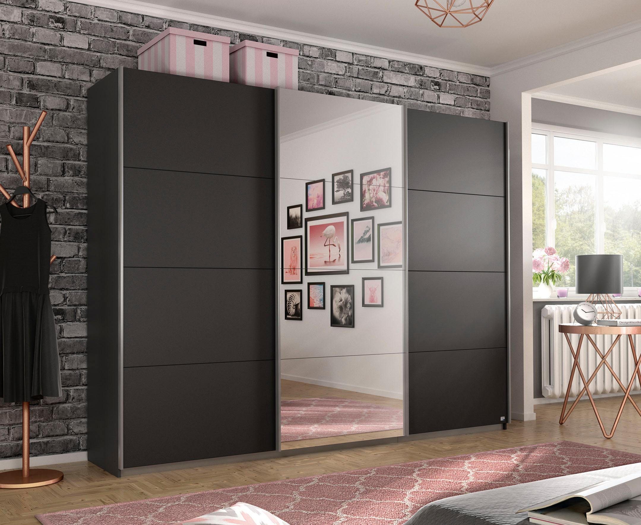 rauch Schuifdeurkast Kledingkast Garderobe CORTONA inclusief interieurindeling,