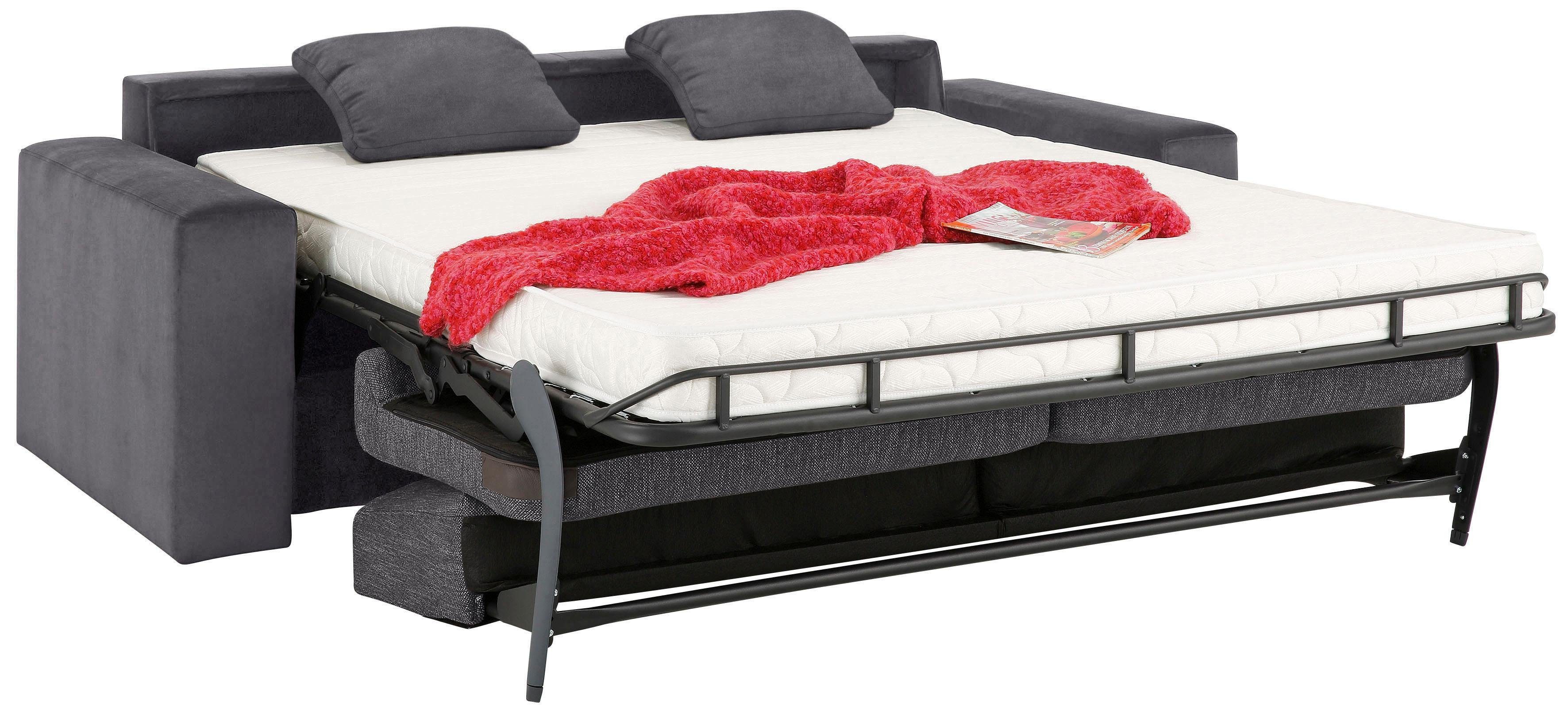 Home affaire Slaapbank Roma matras hoogte 14 cm Bedfunctie, met vering, lattenbodem, matras