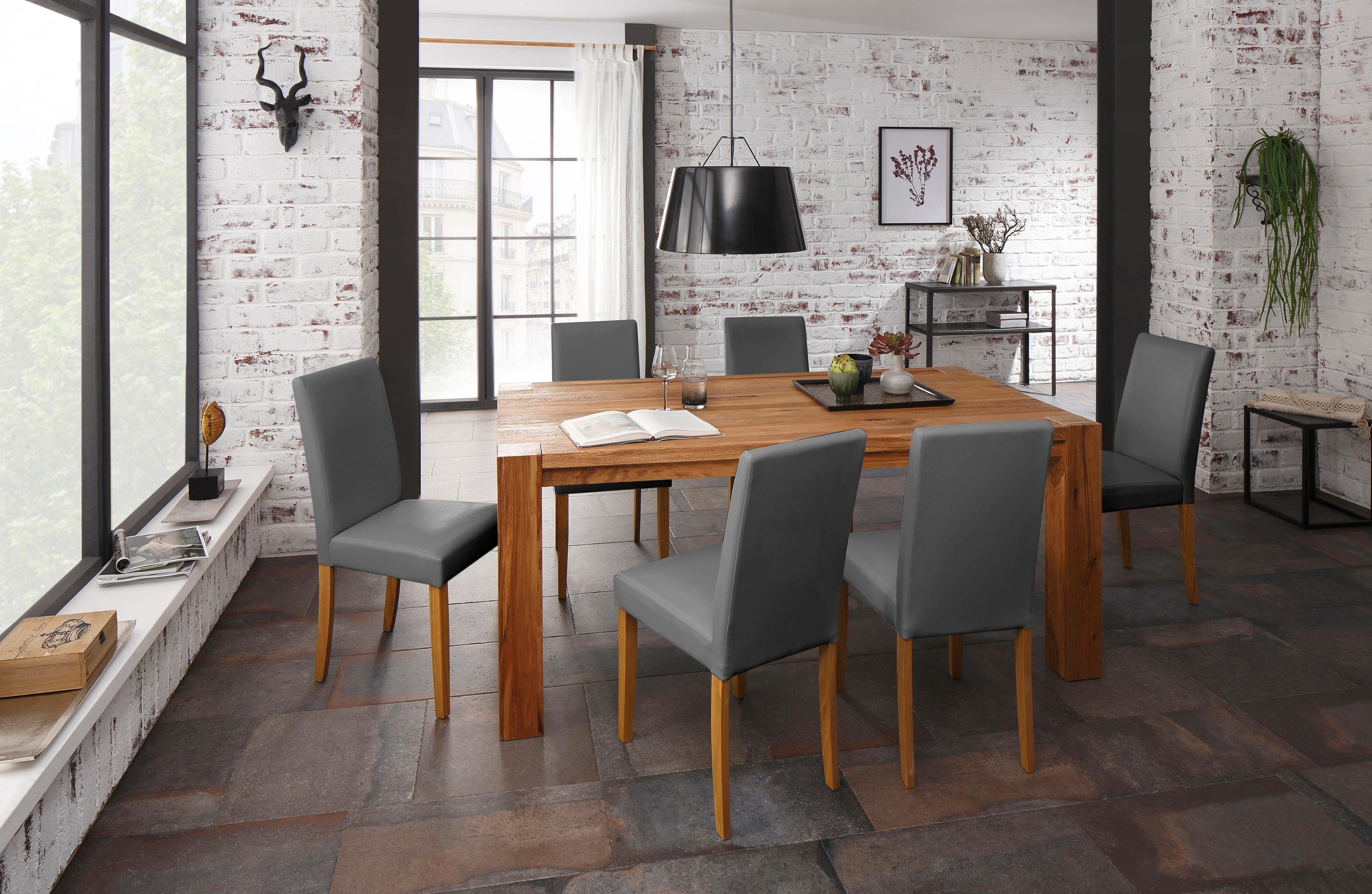 Home affaire Eetkamerstoel Lucca (set, 2 stuks)