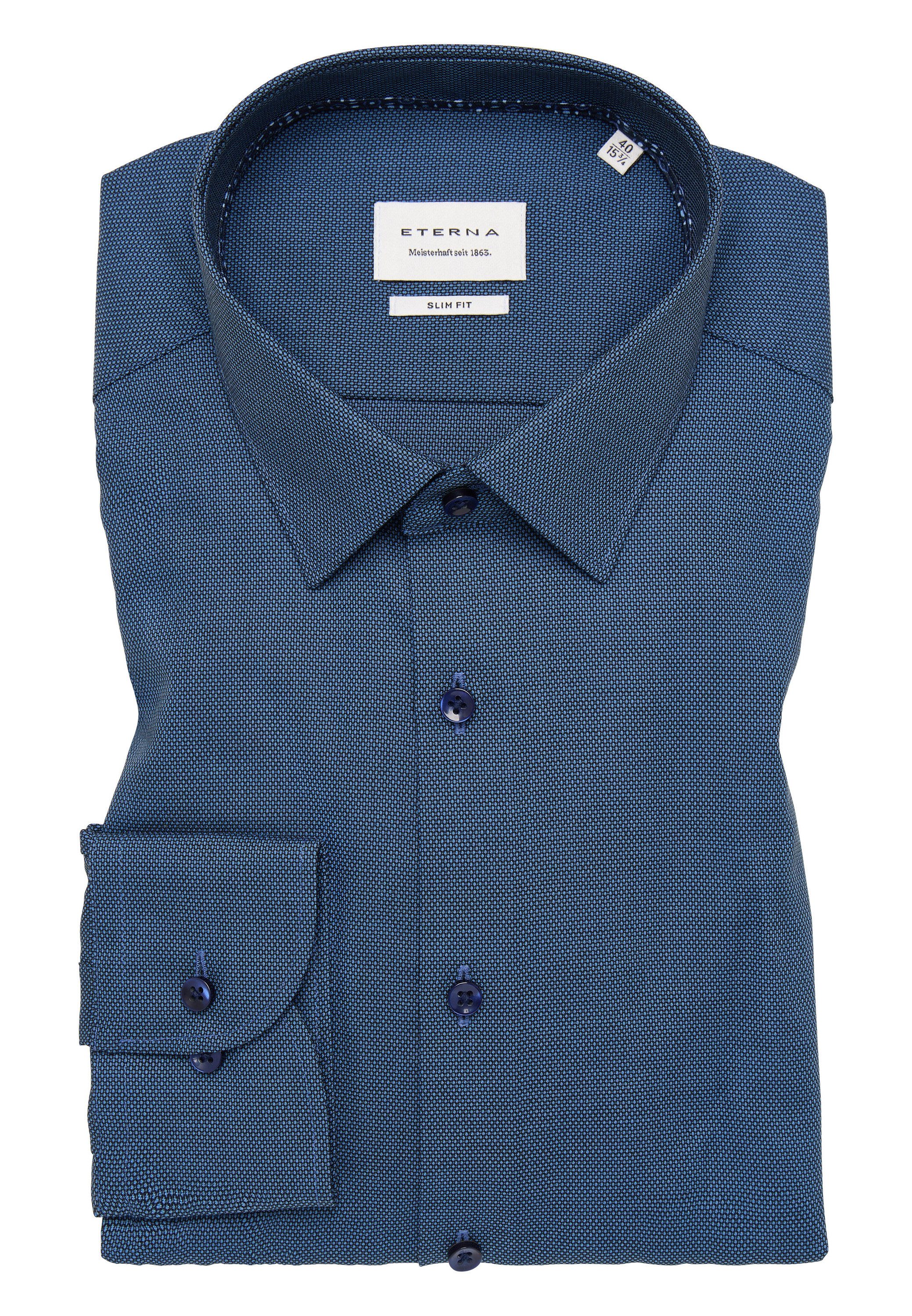 Eterna Overhemd met lange mouwen Slim fit