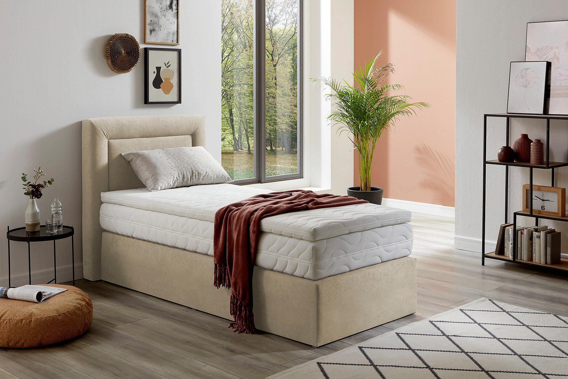 Westfalia Polsterbetten Boxspring naar keuze met bedkist en topmatras