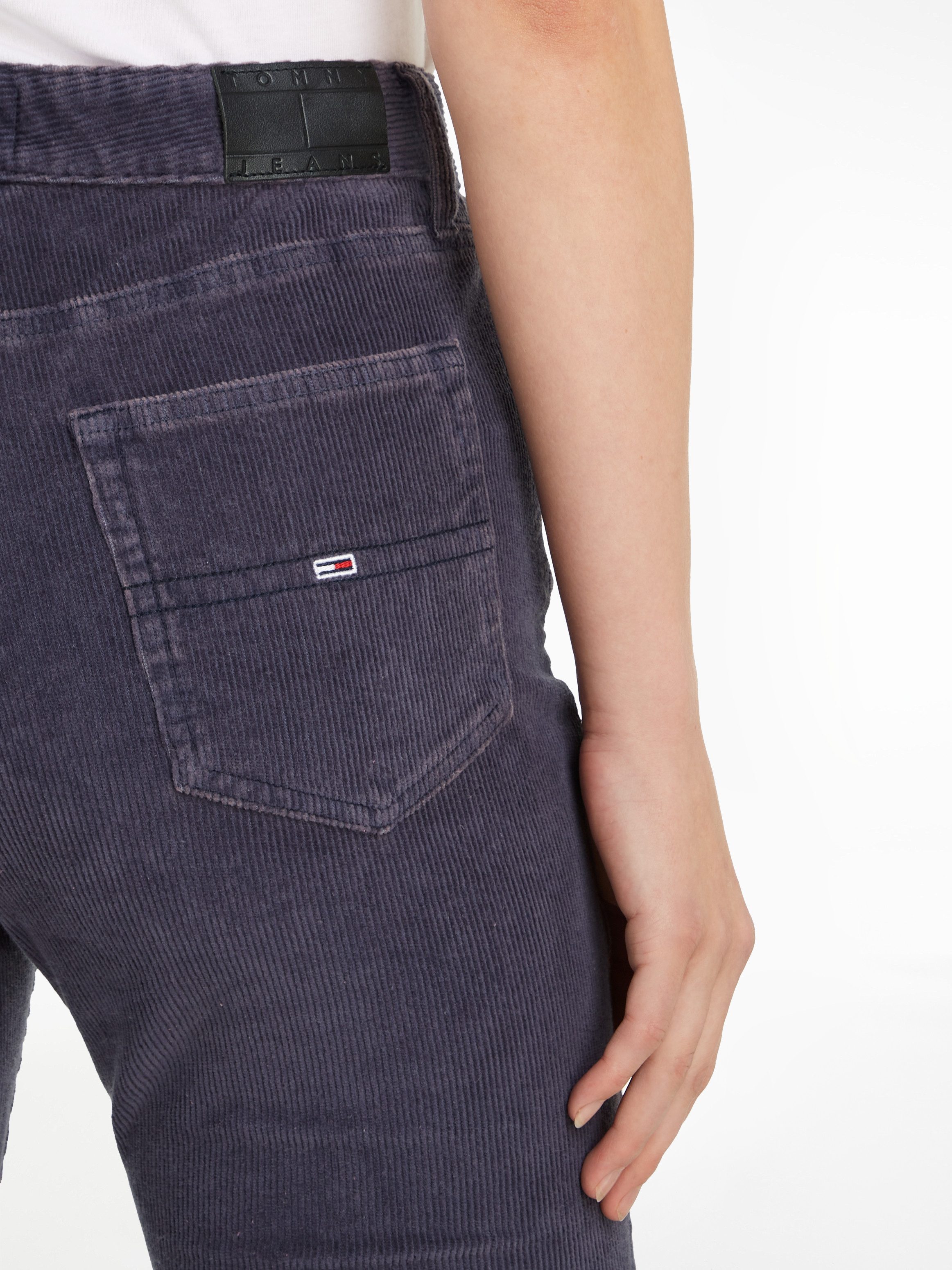 TOMMY JEANS Broek met wijde pijpen TJW SYLVIA HR FLARE WASHED CORD
