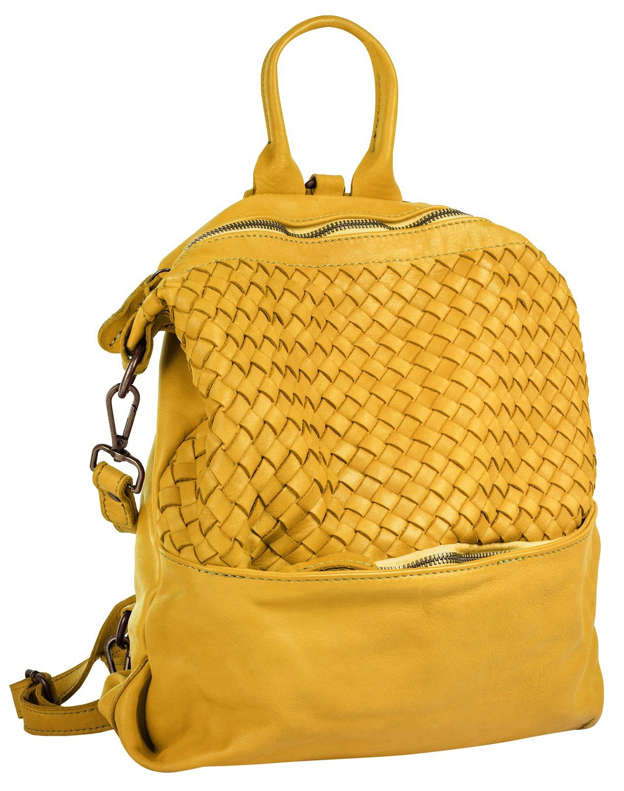Samantha Look Rugzak echt leer, made in italy