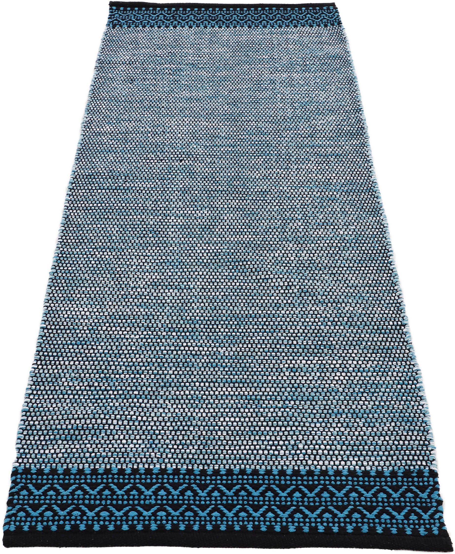 carpetfine Loper Kelim Mia Katoenen tweezijdig te gebruiken kleed