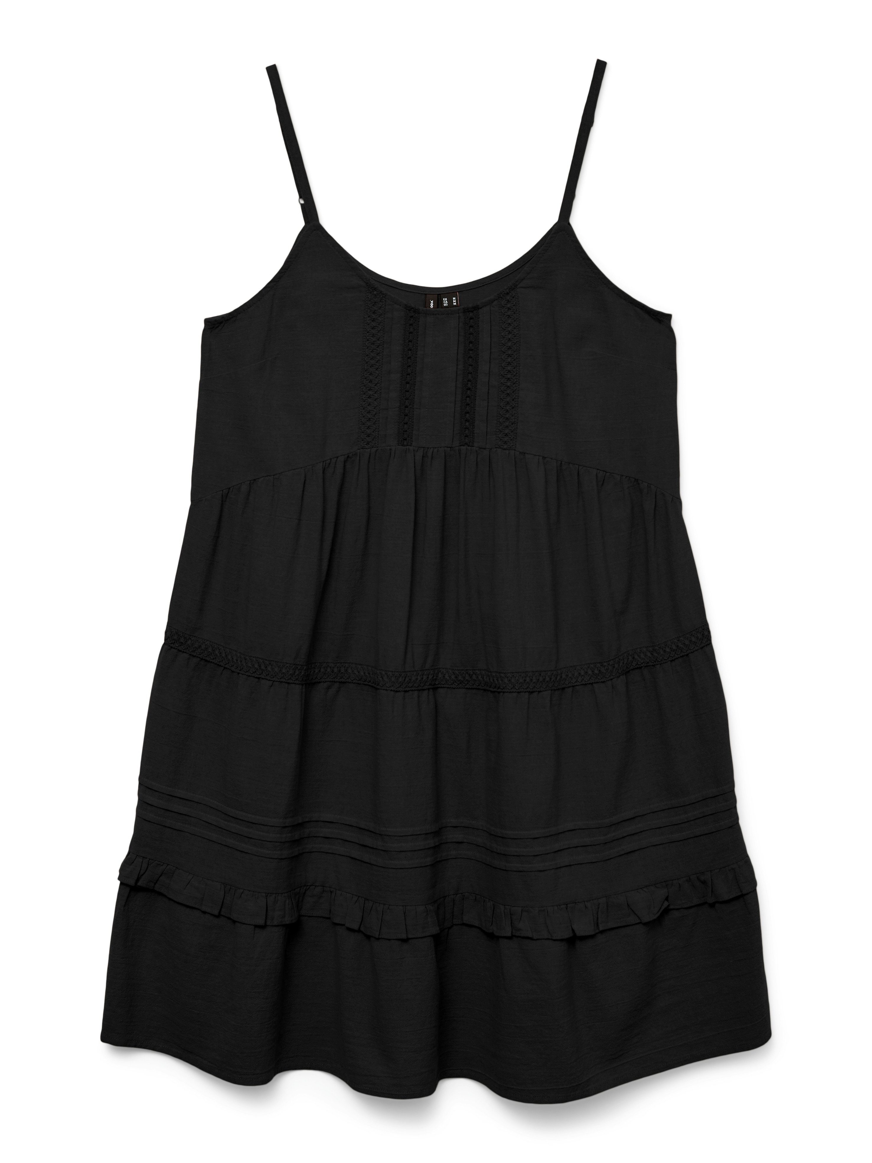 Vero Moda Jurk met bandjes VMPRETTY SHORT SINGLET DRESS WVN GA NOOS