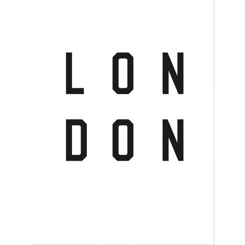 poster Typographie London