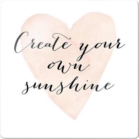 print op glas Confetti & Cream Create your own sunshine