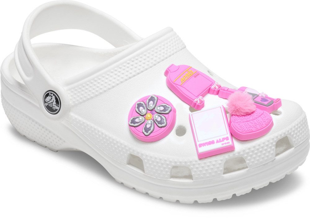 Crocs Schoenbutton Jibbitz™ Apres Girl Charm, speld, set in apres ski look (set, 5-delig, Geen speelgoed. Niet geschikt voor kinderen jonger dan 3 jaar)