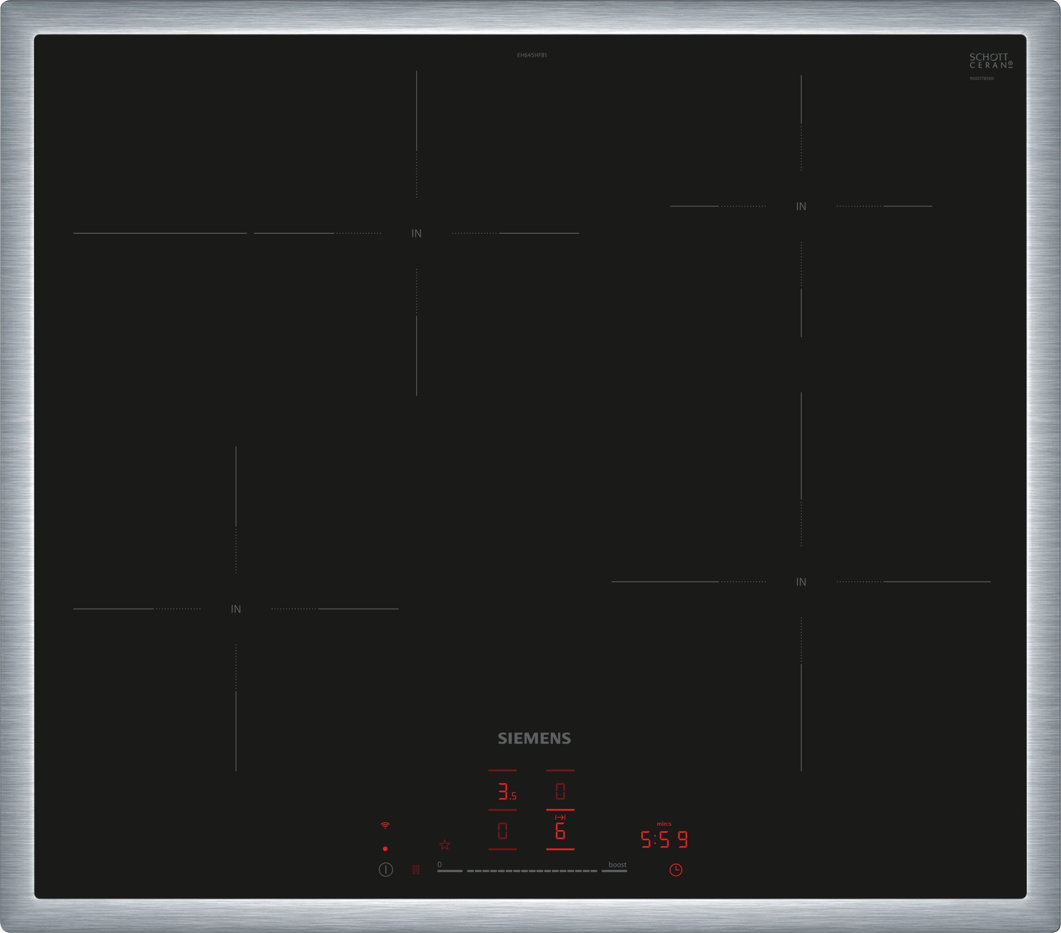 SIEMENS Inductiekookplaat EH645HFB1E