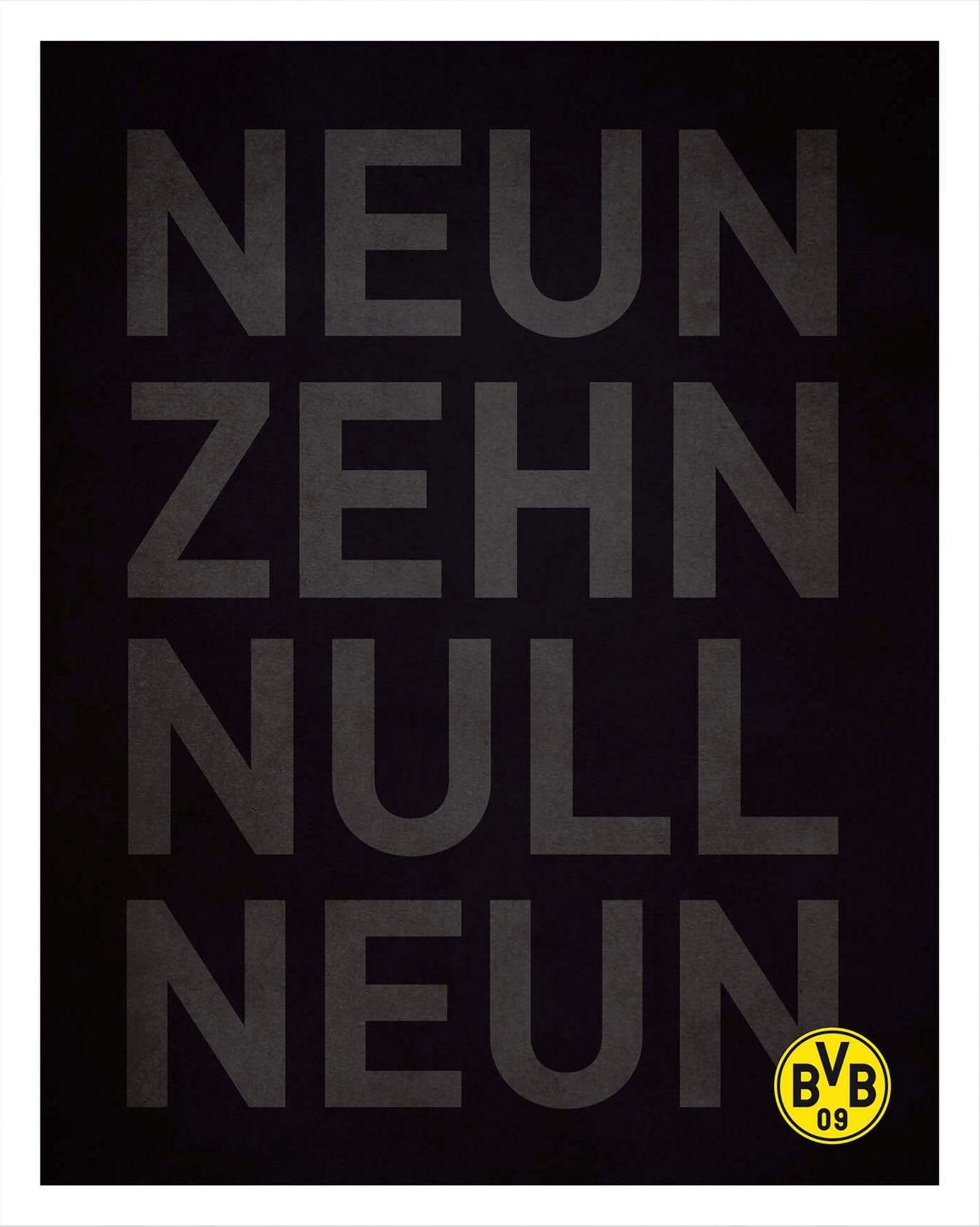 Wall-Art Poster Borussia Dortmund Negen tien nul negen Poster, artprint, wandposter