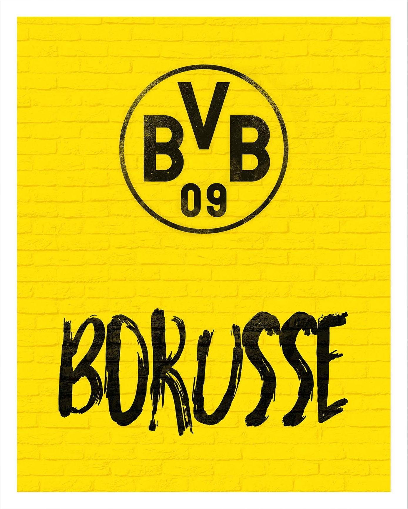 Wall-Art Poster Borussia Dortmund Borusse Poster, artprint, wandposter