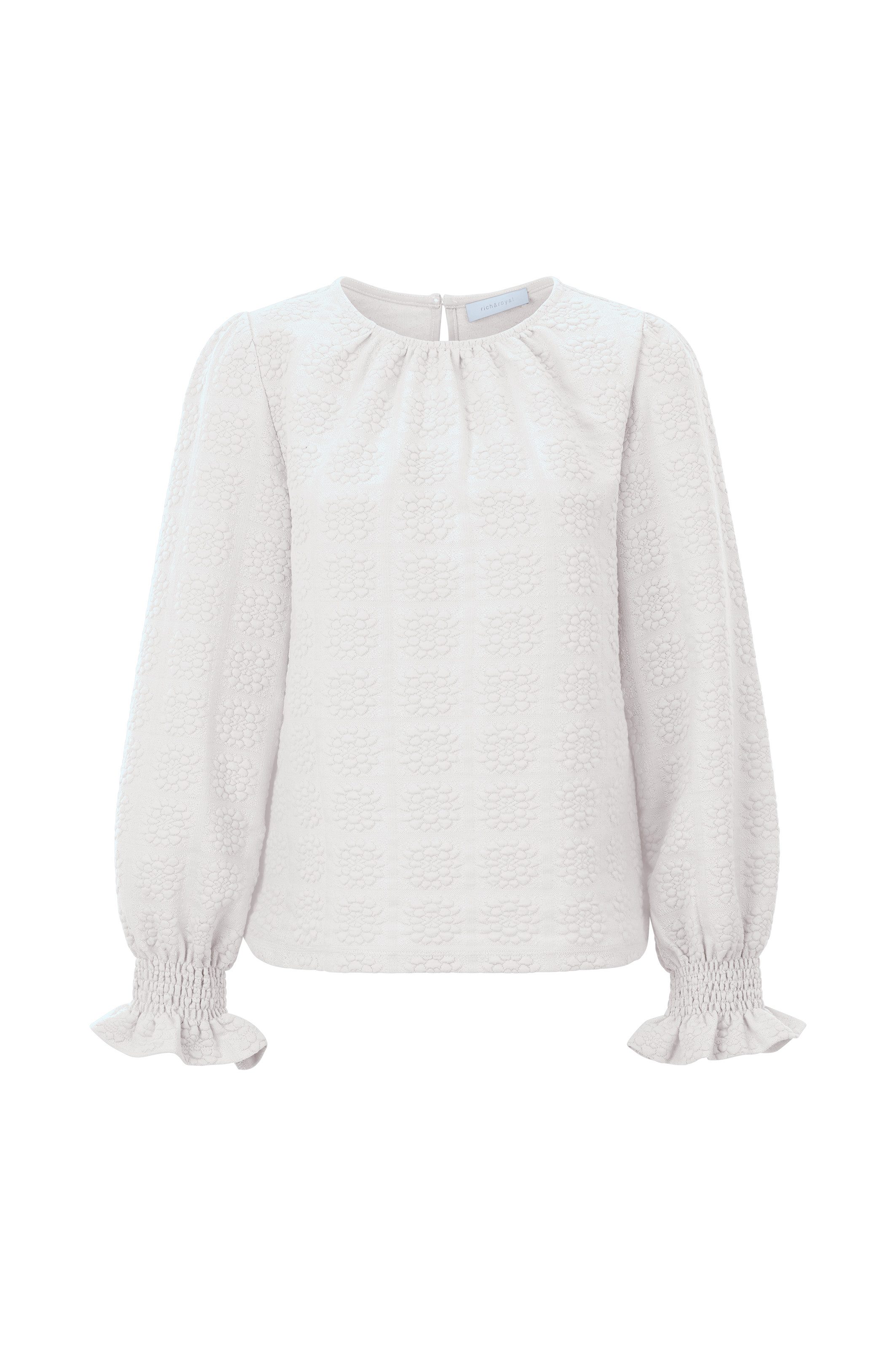 Rich & Royal Shirt Met sluiting op de rug