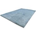 carpet city vloerkleed softshine 2236 bijzonder zacht door microvezel, woonkamer blauw