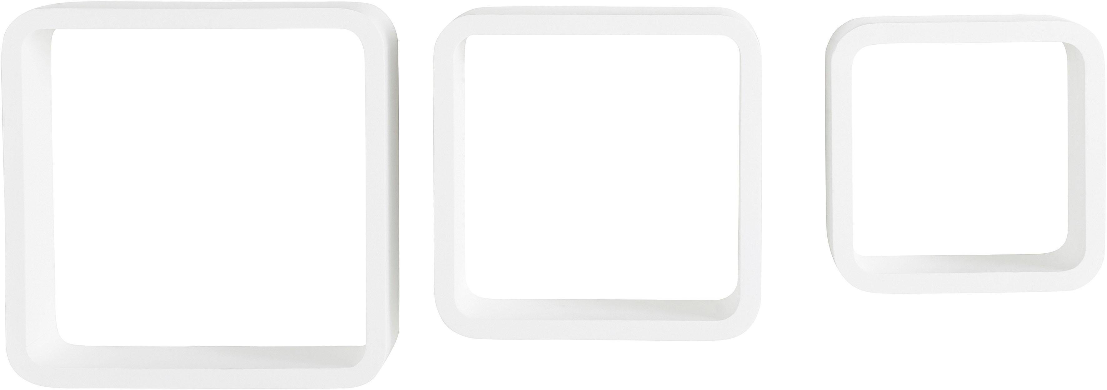 Home affaire Decoratief wandrek Decoratief rek, wanddecoratie, retro (set, 3-delig)