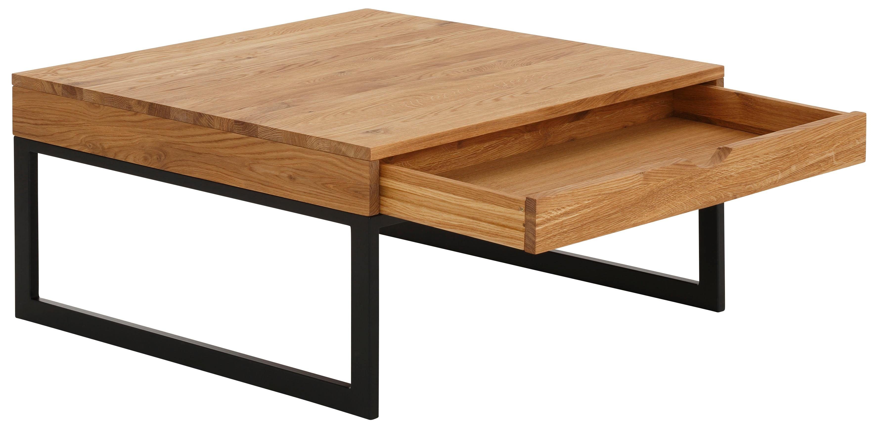 Home affaire Salontafel BETULA gecertificeerd massief hout (eiken), in 3 verschillende kleurvarianten