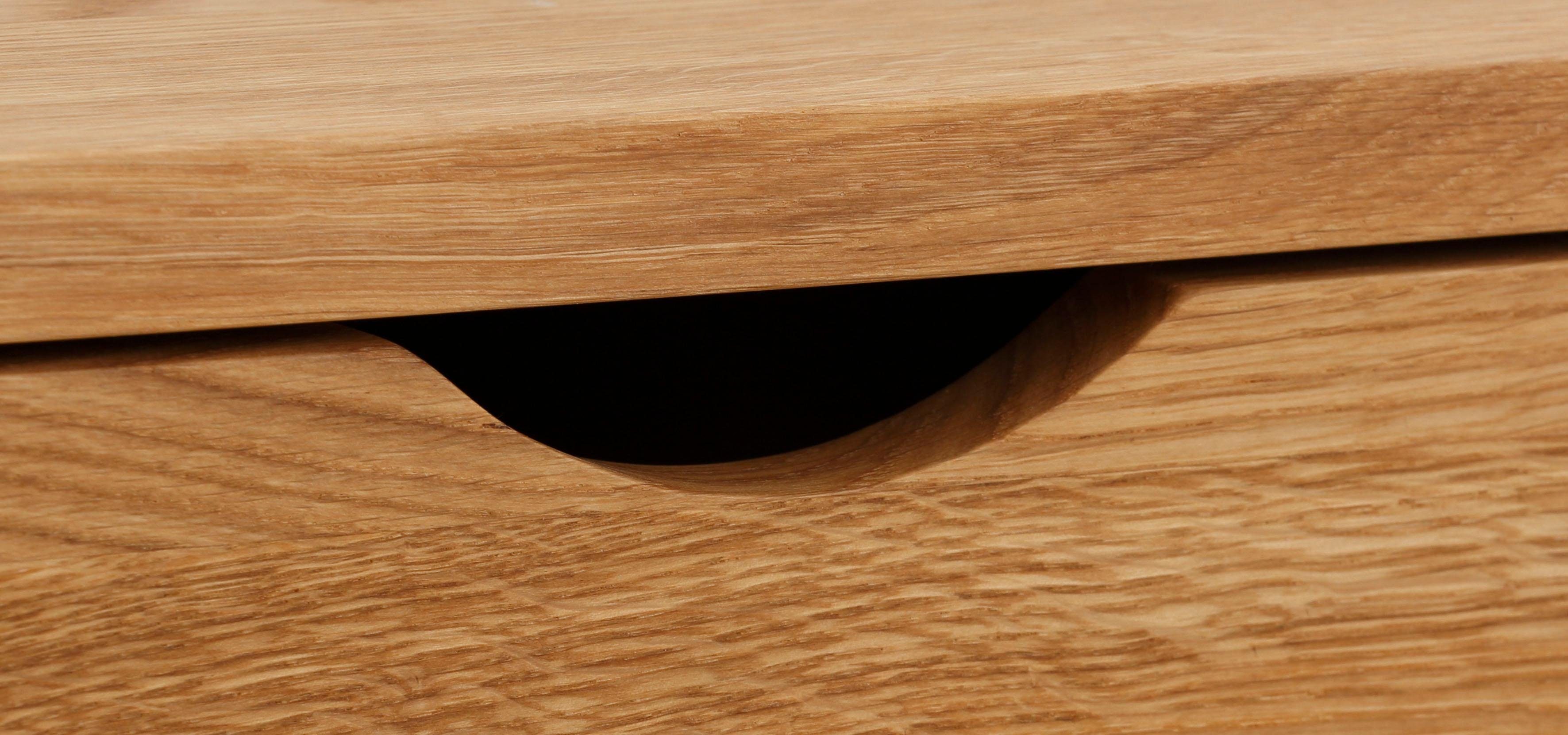Home affaire Salontafel BETULA gecertificeerd massief hout (eiken), in 3 verschillende kleurvarianten