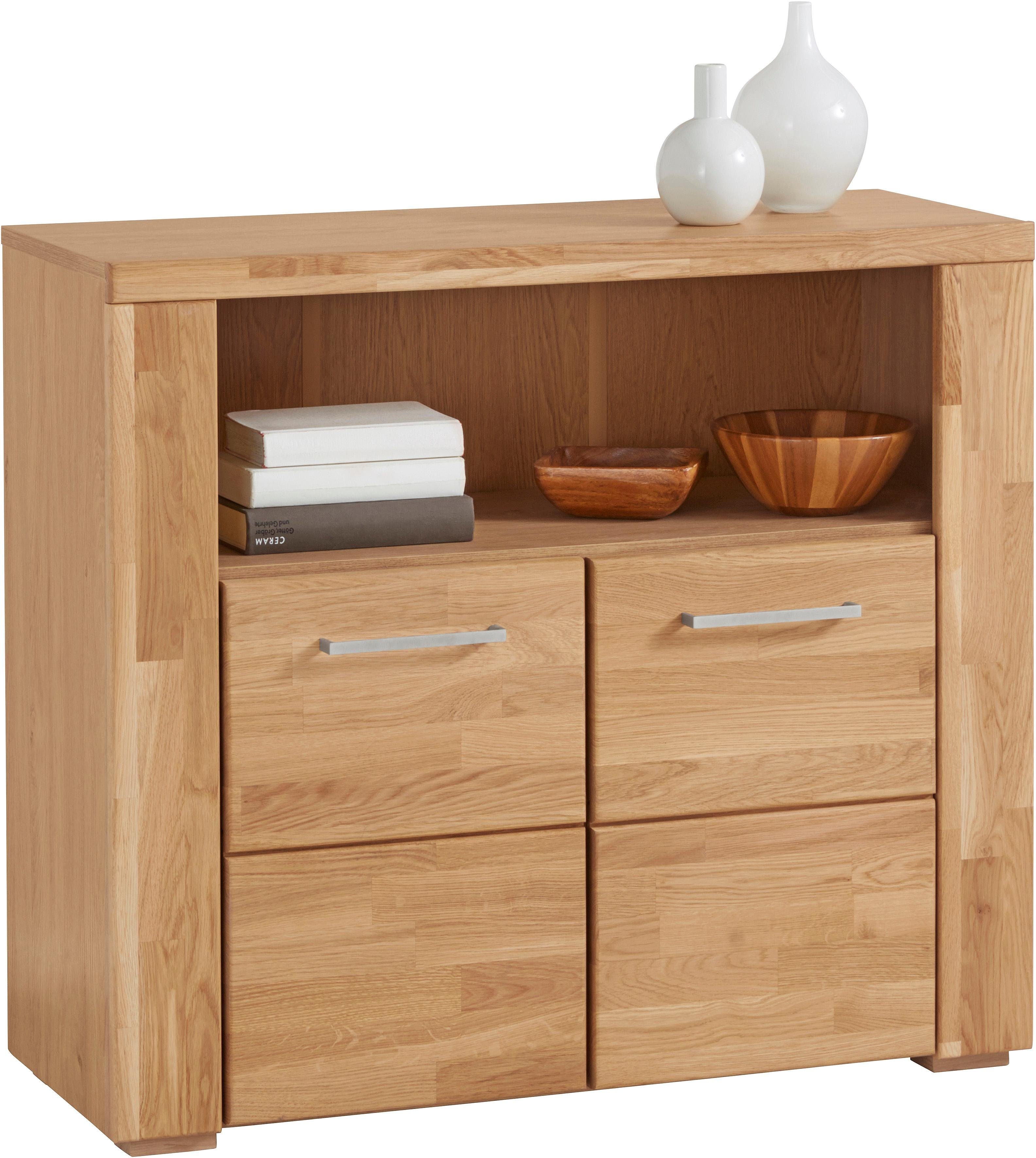Home affaire Kast Celle,90cm breit,35 cm tief, Fronten Massivholz Breedte 90cm