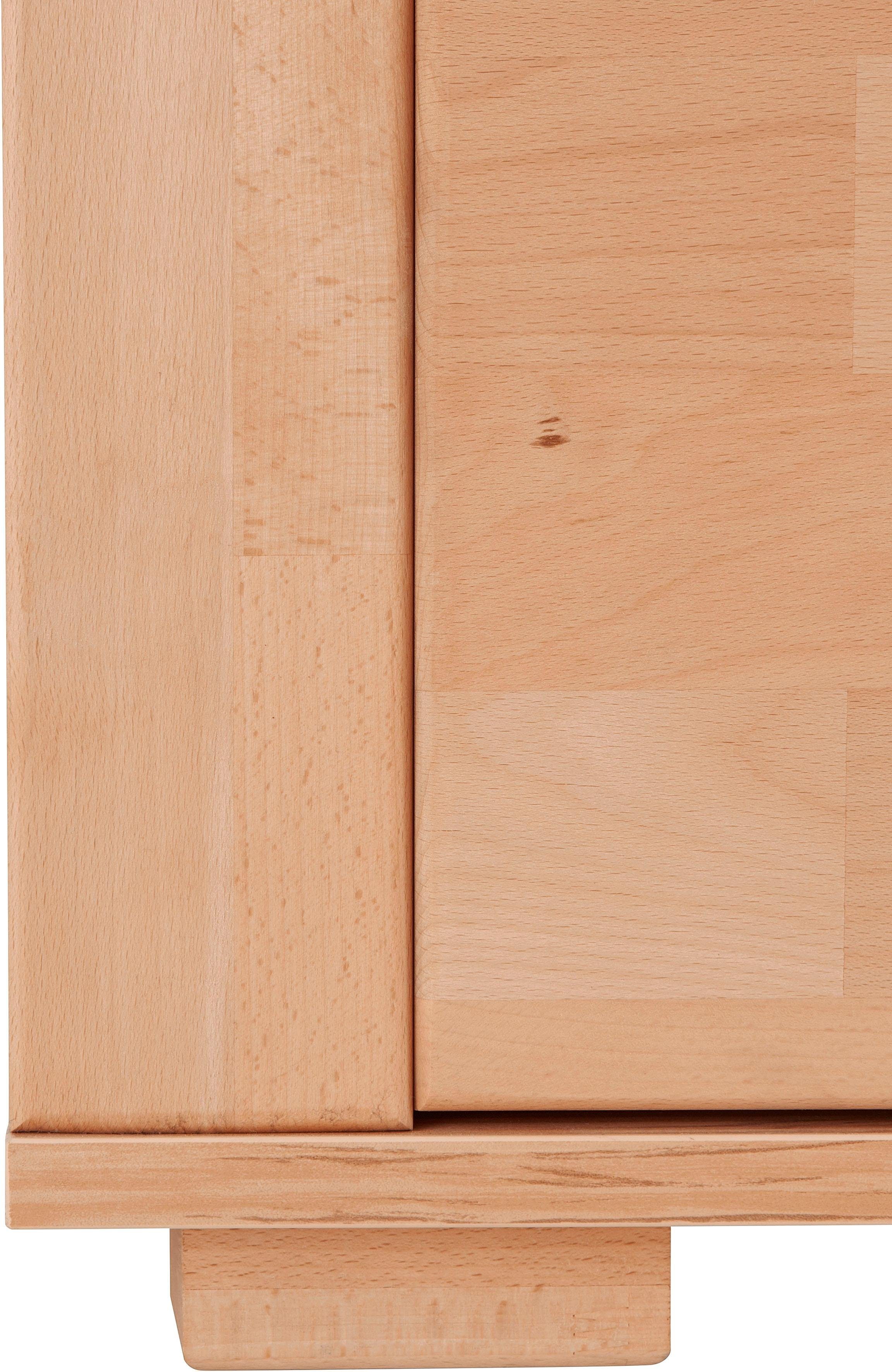 Home affaire Wandmeubel Denis gedeeltelijk massief hout (set, 4-delig)