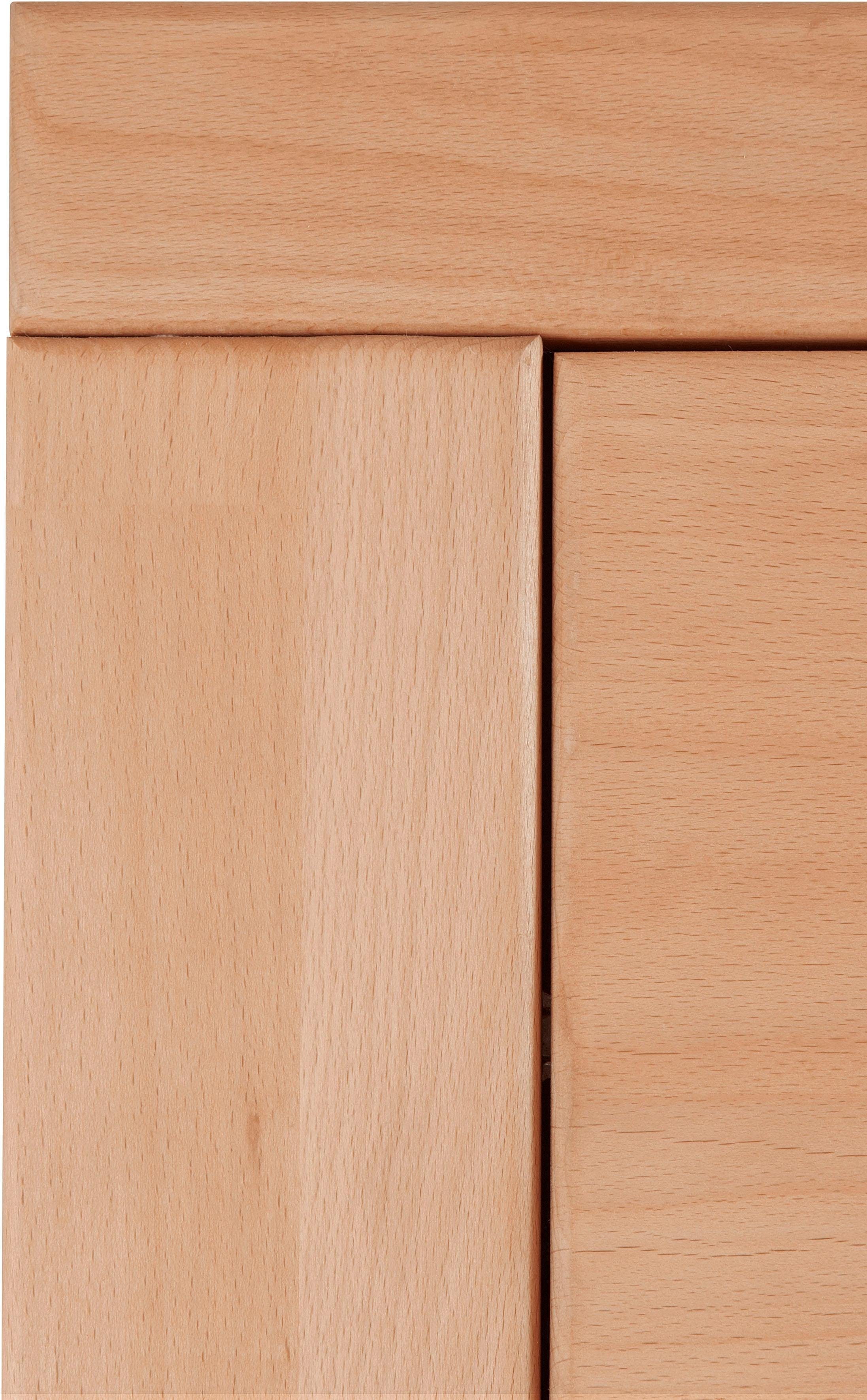 Home affaire Wandmeubel Denis gedeeltelijk massief hout (set, 4-delig)