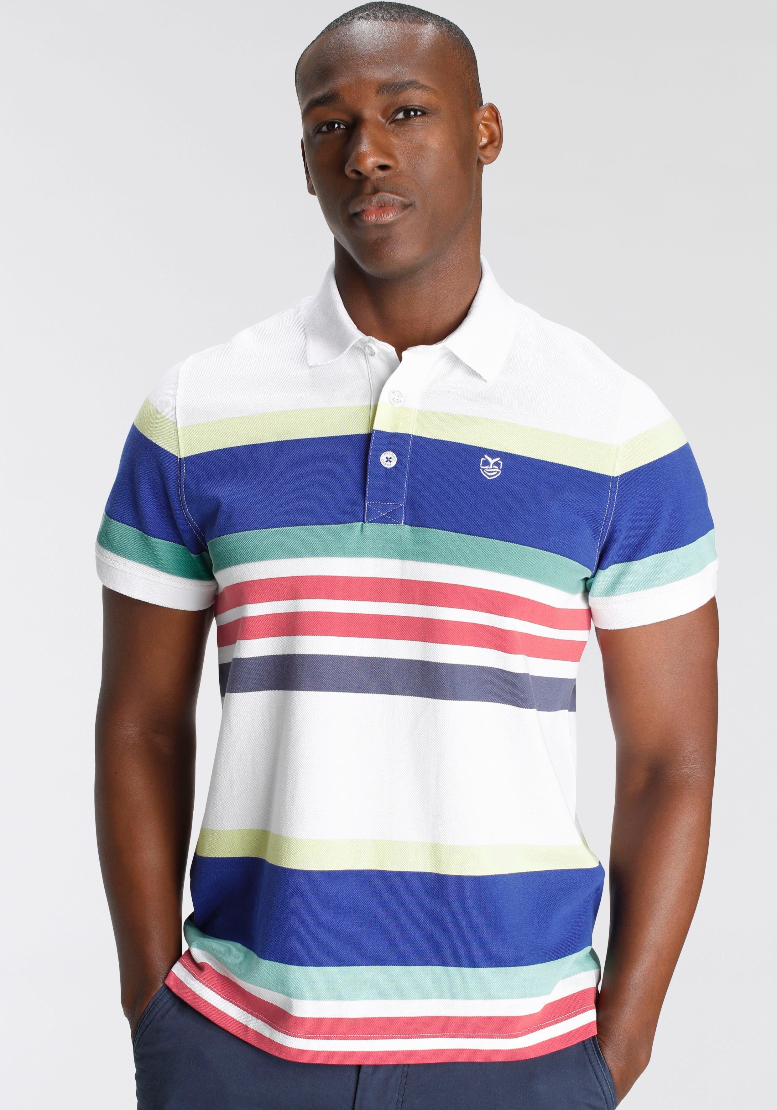 DELMAO Poloshirt Korte mouwen, met polokraag, van piqué-stof, van 100% katoen