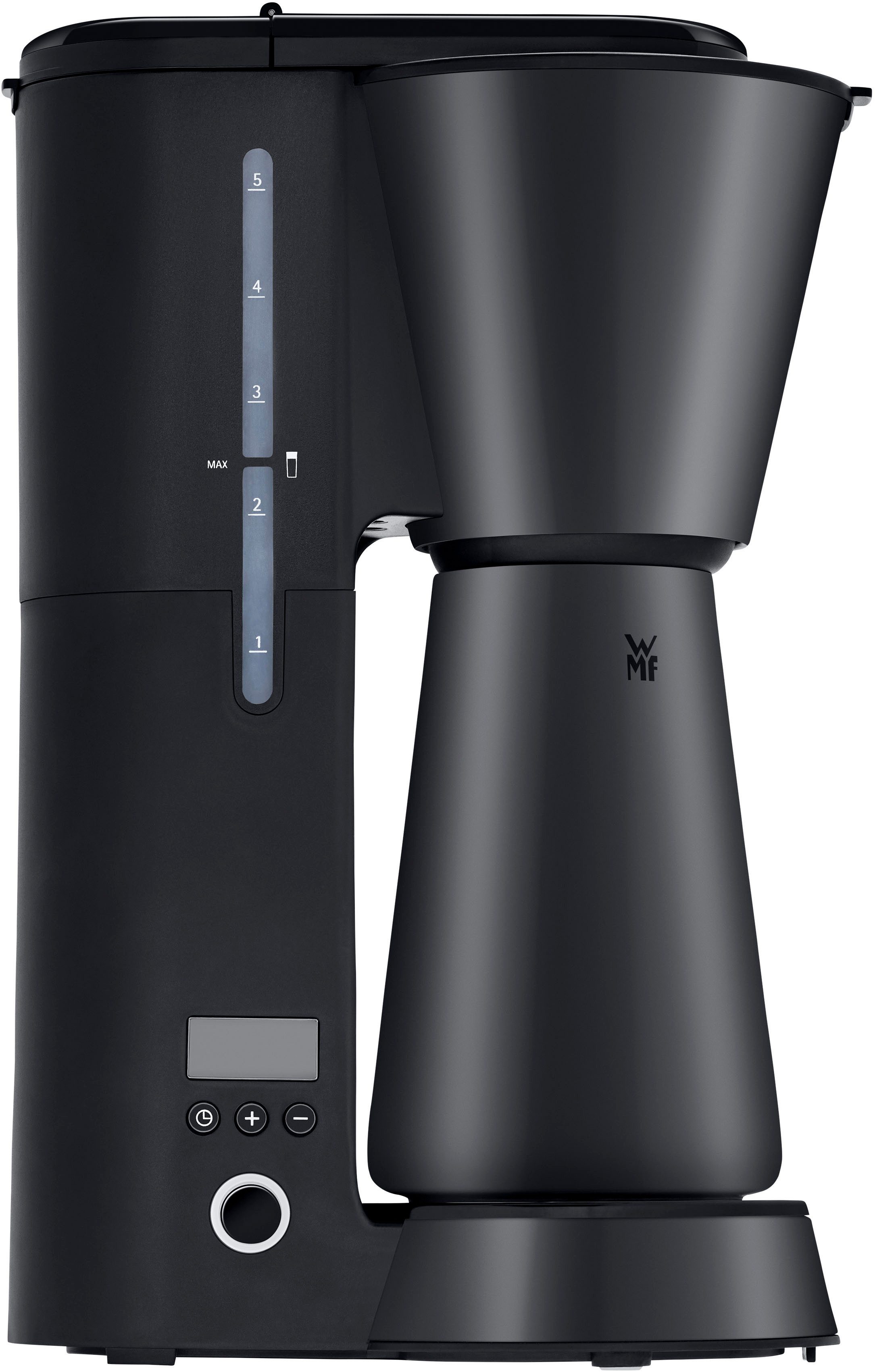 WMF Filterkoffieapparaat KÜCHENminis®, Aroma Thermo to go Deep Black