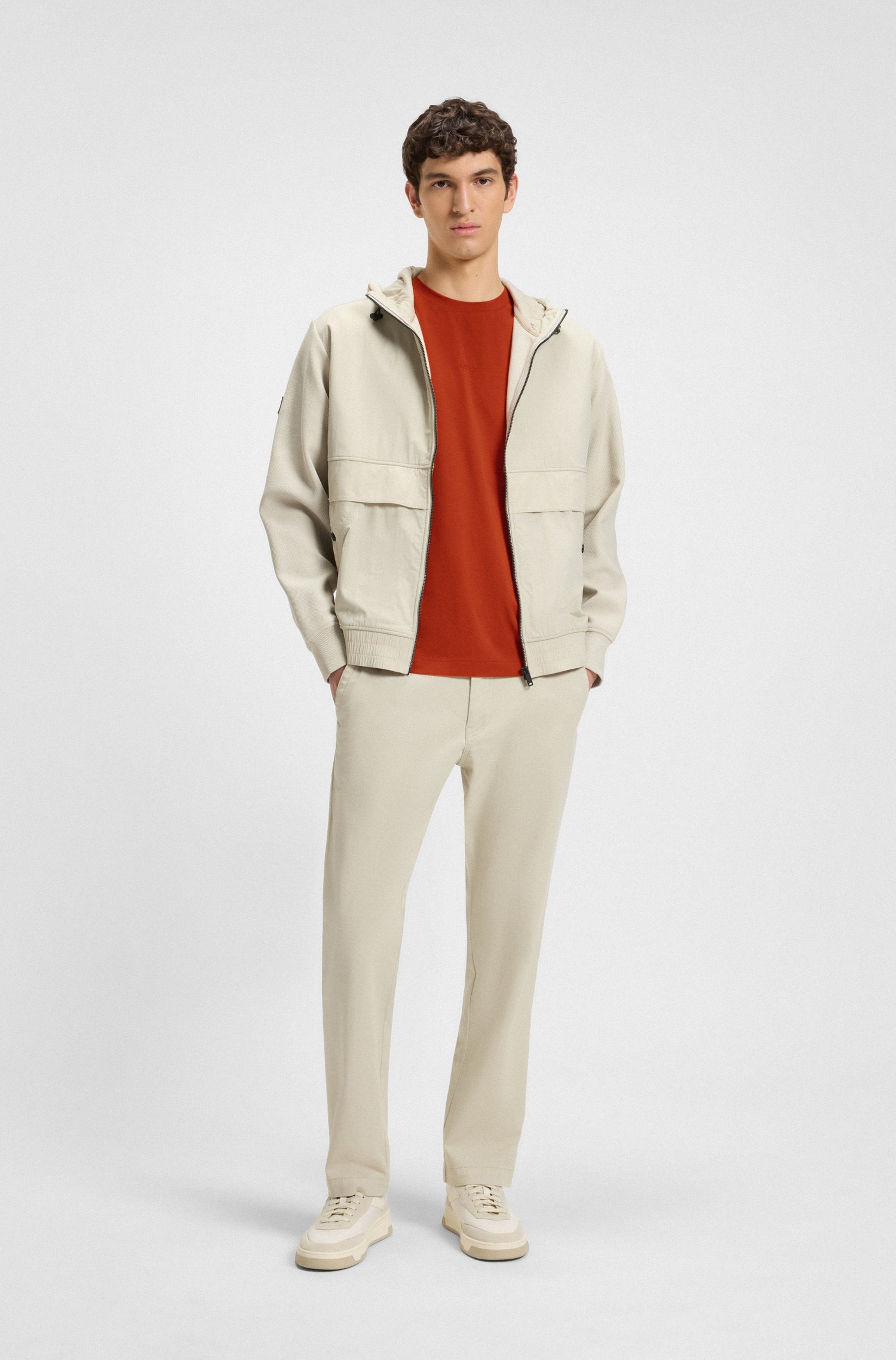 Boss Orange T-shirt TChup met een ronde hals