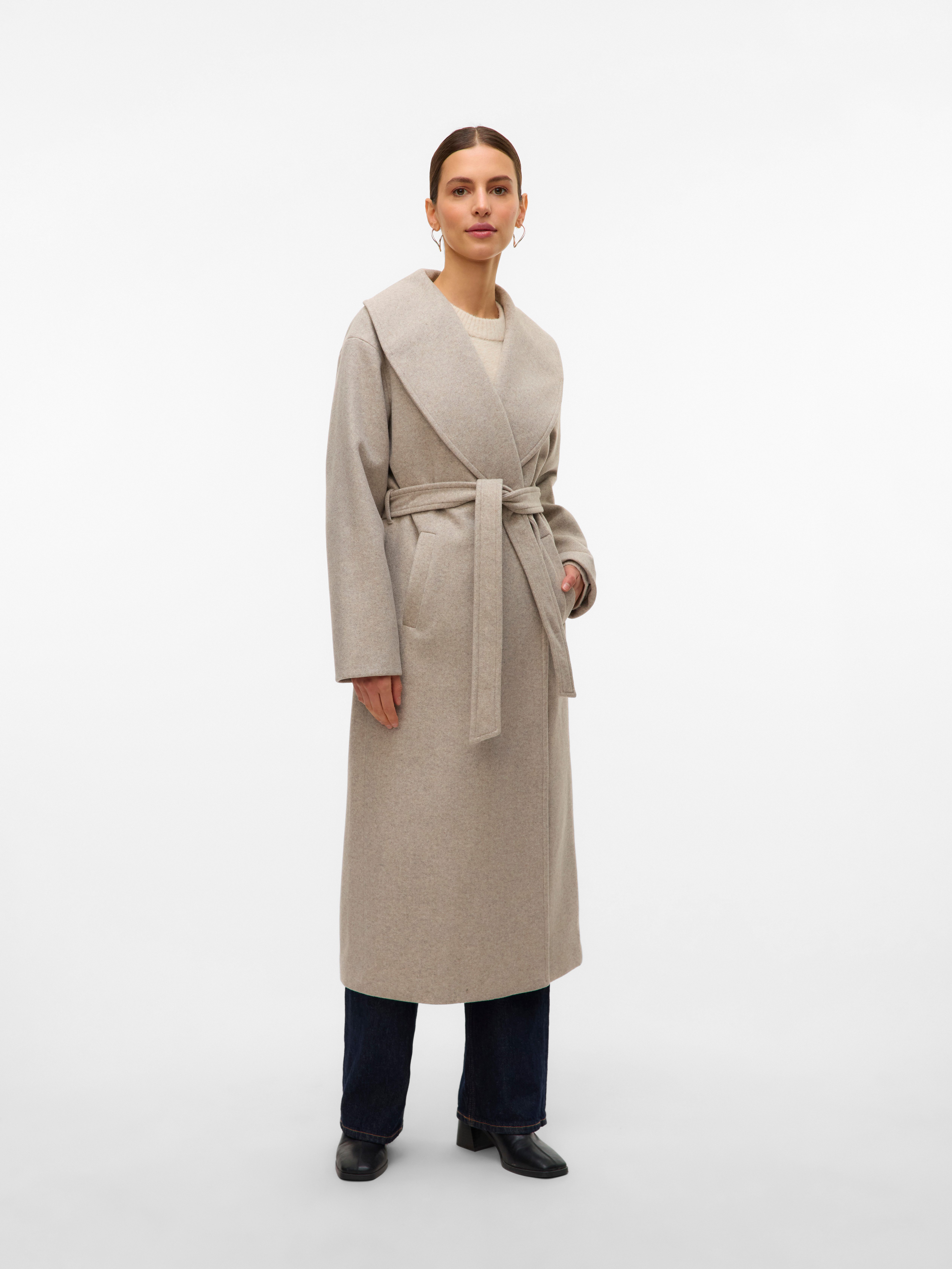 Vero Moda Lange jas VMANNE BERGEN XTRA LONG COAT GA