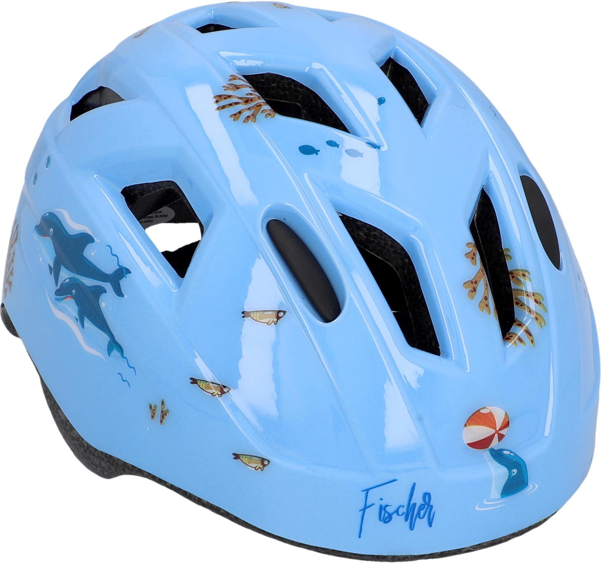 Fischer Kinderfietshelm Plus dolfijn XS/S