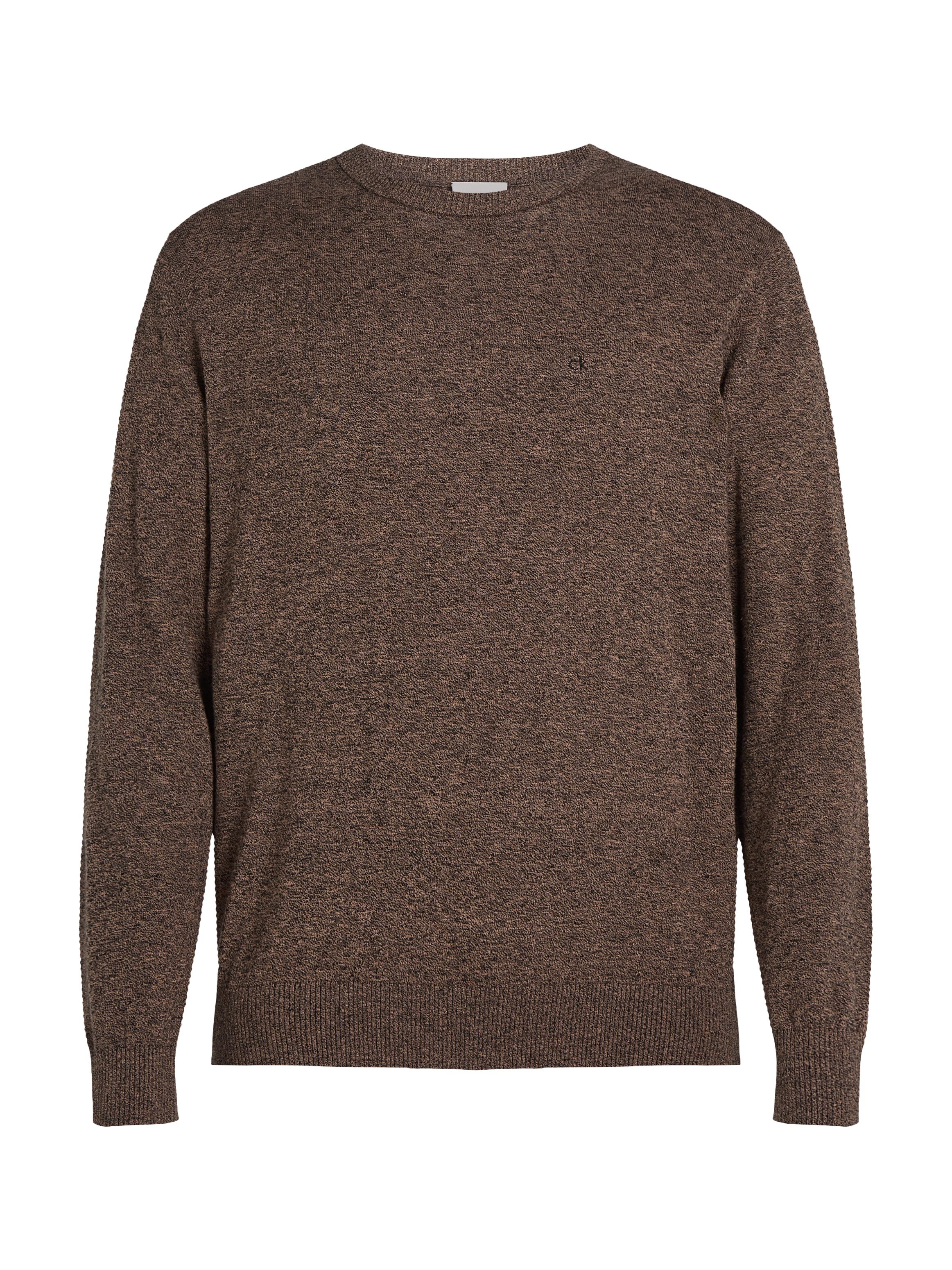 Calvin Klein Trui met ronde hals MOULINE CN SWEATER