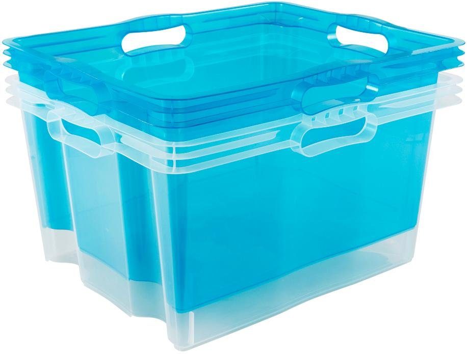 keeeper Organizer Franz Opbergboxen xl, 24 liter, hoogwaardige kunststof (set, 3-delig)