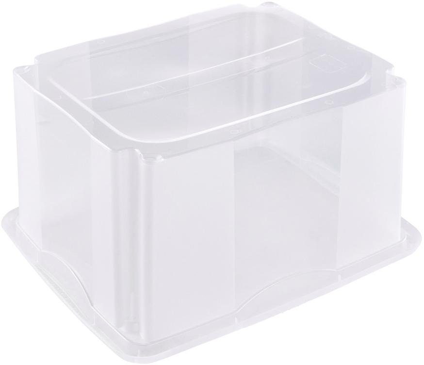 keeeper Organizer Emil Opbergbox, 24 L, met deksel, hoogwaardige kunststof (set, 2-delig)