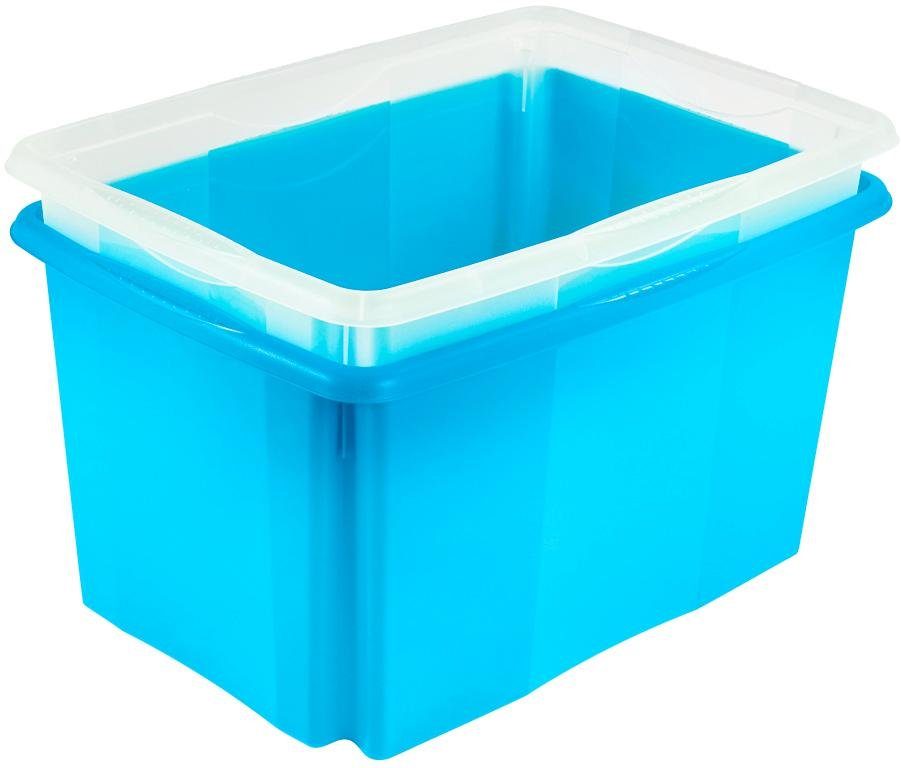 keeeper Opbergbox Emil 45 l, met deksel, hoogwaardige kunststof (set, 2 stuks)