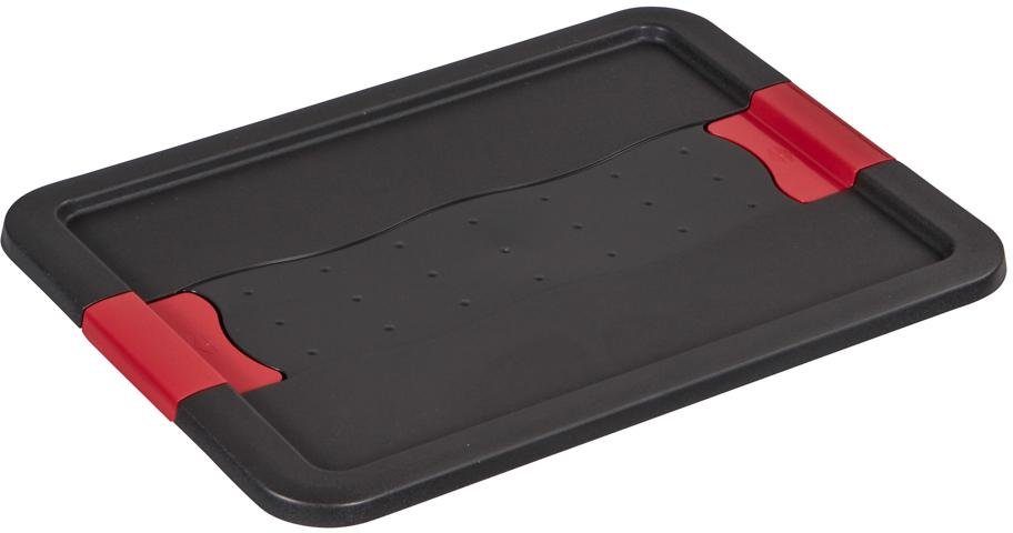keeeper Transportcontainer Eckhart elk 12 liter, met deksel, grendelslot, extra stabiel (set, 3 stuks)