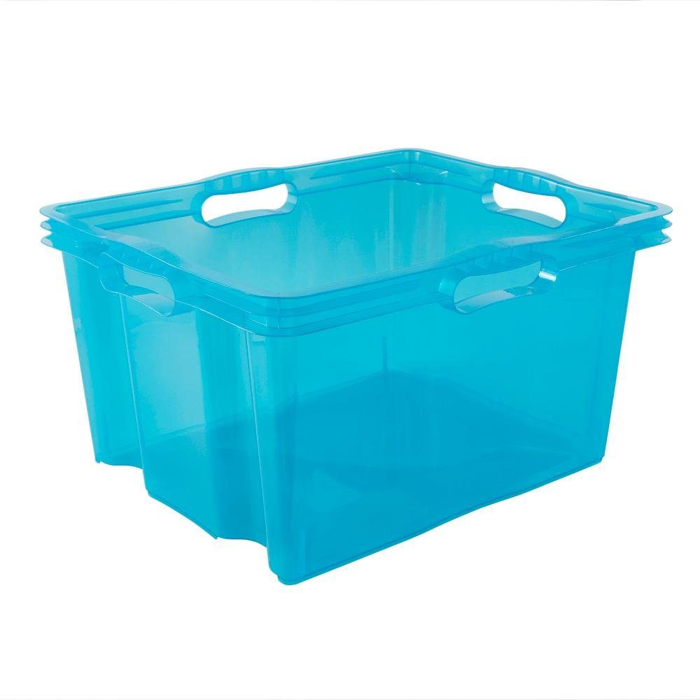 keeeper Organizer Franz Opbergboxen xl, 24 liter, hoogwaardige kunststof (set, 3-delig)