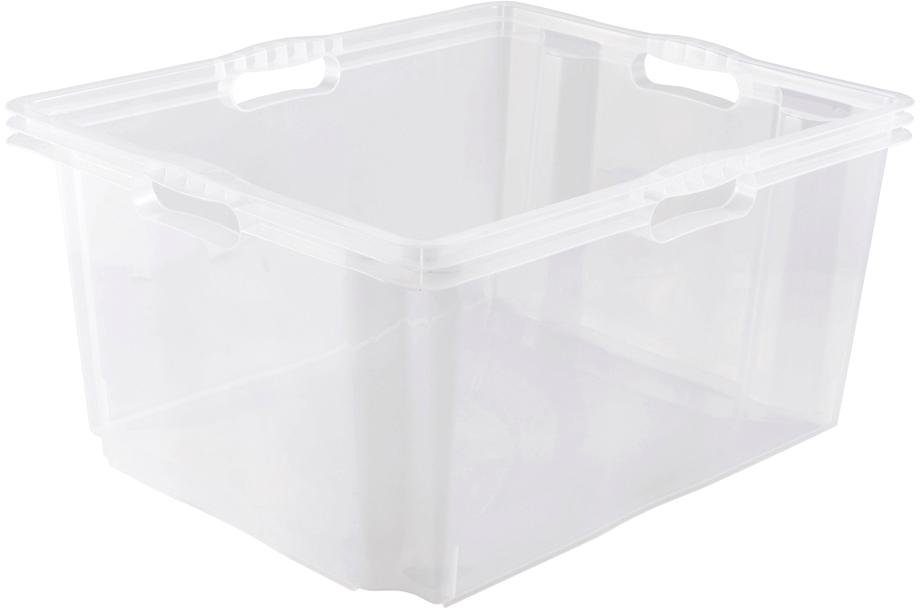 keeeper Organizer Franz Opbergboxen xxl, hoogwaardige kunststof, 44 L (set, 2-delig)