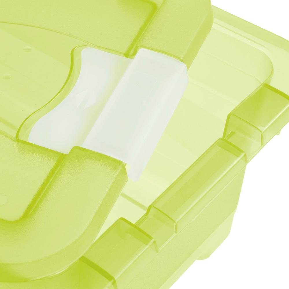 keeeper Opbergbox CORNELIA met deksel, grendelslot (set, 6 stuks)