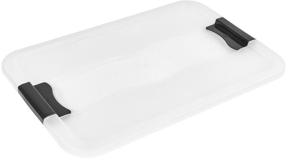 keeeper Organizer Konrad Opbergbox, 33 L, met wieltjes, deksel, grendelslot (set, 2-delig)