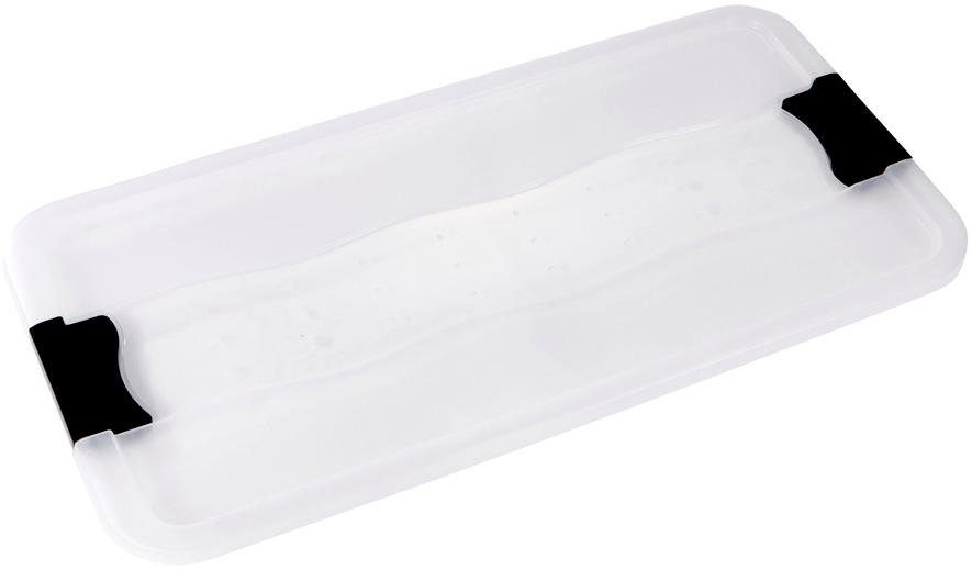 keeeper Organizer Konrad Opbergbox, 33 L, met wieltjes, deksel, grendelslot