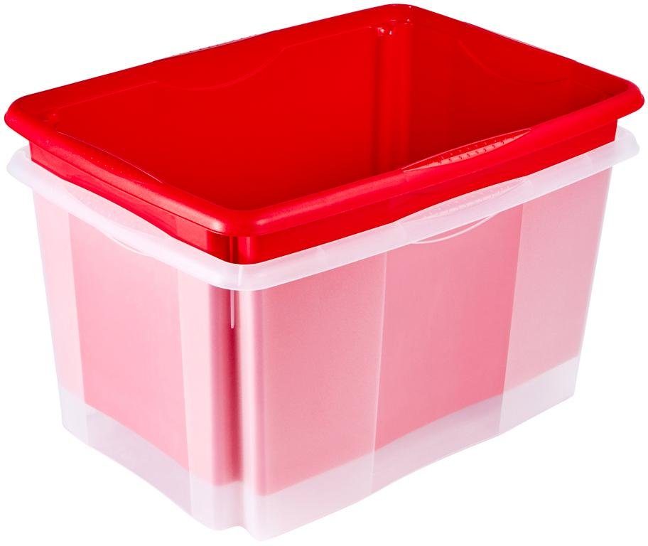 keeeper Opbergbox Emil 45 l, met deksel, hoogwaardige kunststof (set, 2 stuks)