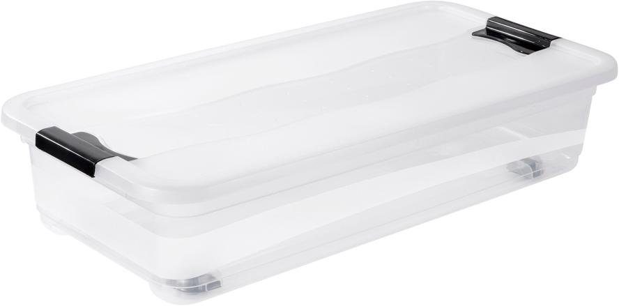 keeeper Organizer Konrad Opbergbox, 33 L, met wieltjes, deksel, grendelslot