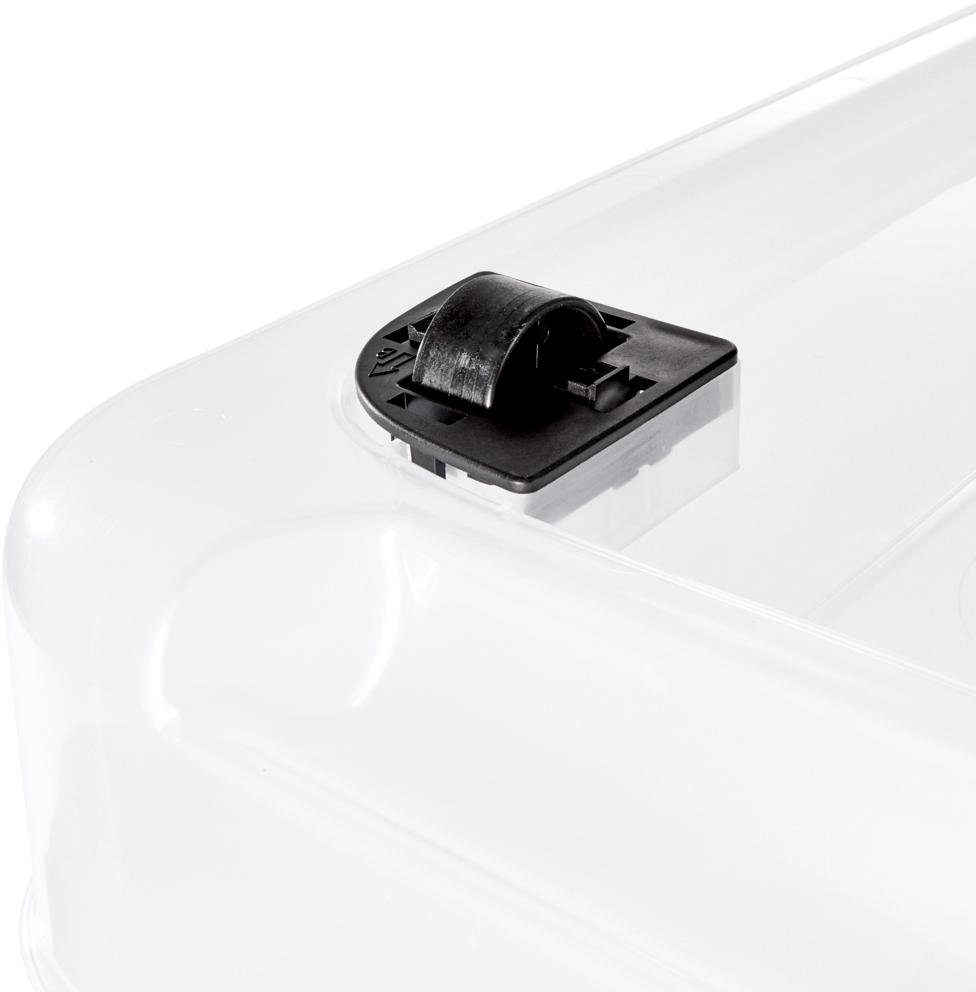 keeeper Organizer Konrad Opbergbox, 83 L, met wieltjes, deksel, grendelslot