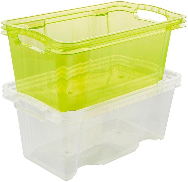 keeeper Organizer Franz Opbergbox, 6,5 liter, hoogwaardige kunststof (set, 6-delig)