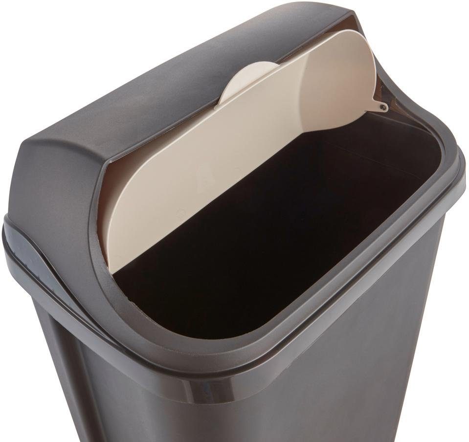 keeeper Vuilnisemmer Rasmus, afvalcontainer met rol deksel 50 l, made in europe, 39 x 29,5 x 67,5 cm (2-delig)