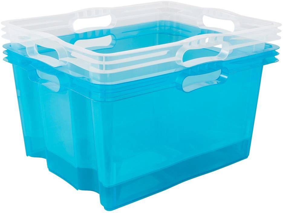 keeeper Organizer Franz Opbergboxen xl, 24 liter, hoogwaardige kunststof (set, 3-delig)